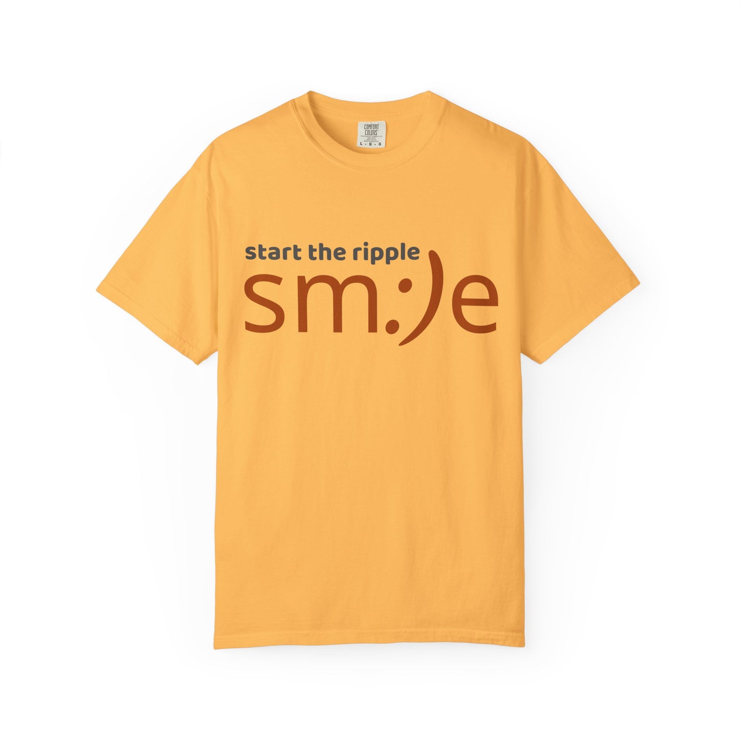 sm:)e Start the Ripple Garment-Dyed Tee | Premium Change-Maker Streetwear | Unisex Statement Shirt