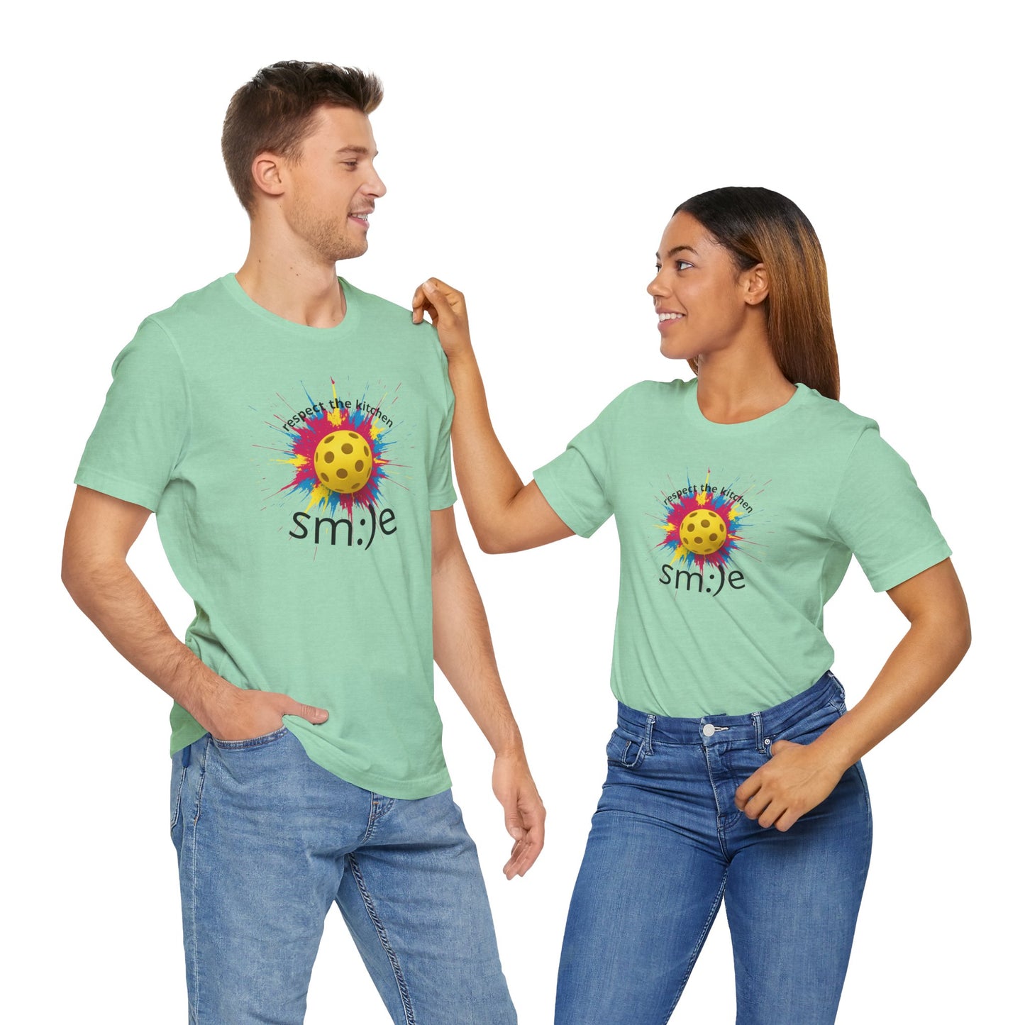 Respect the Kitchen - Pickleball Streetwear Tee | Unisex Court Statement | sm:)e