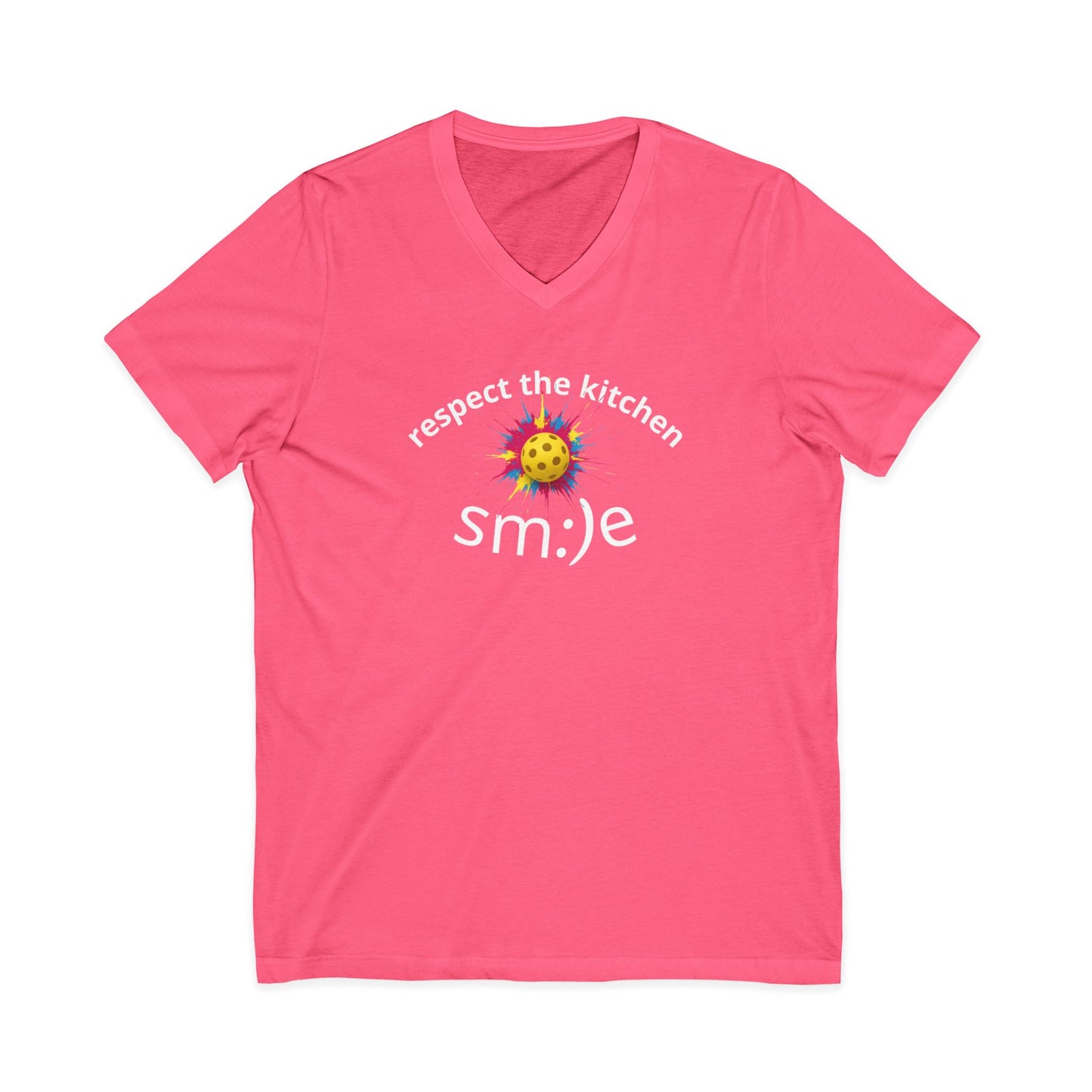 Respect the Kitchen - Pickleball Streetwear Tee | Funny Unisex Statement Shirt | sm:)e