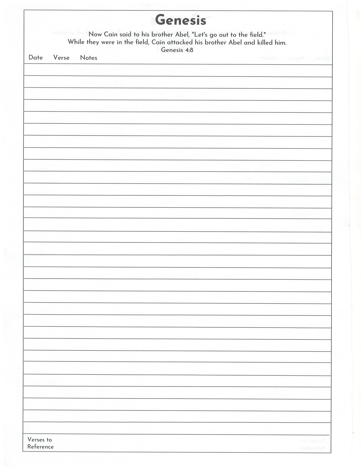 Bible Study Notebook - Organized by Book | Faith Journey Companion