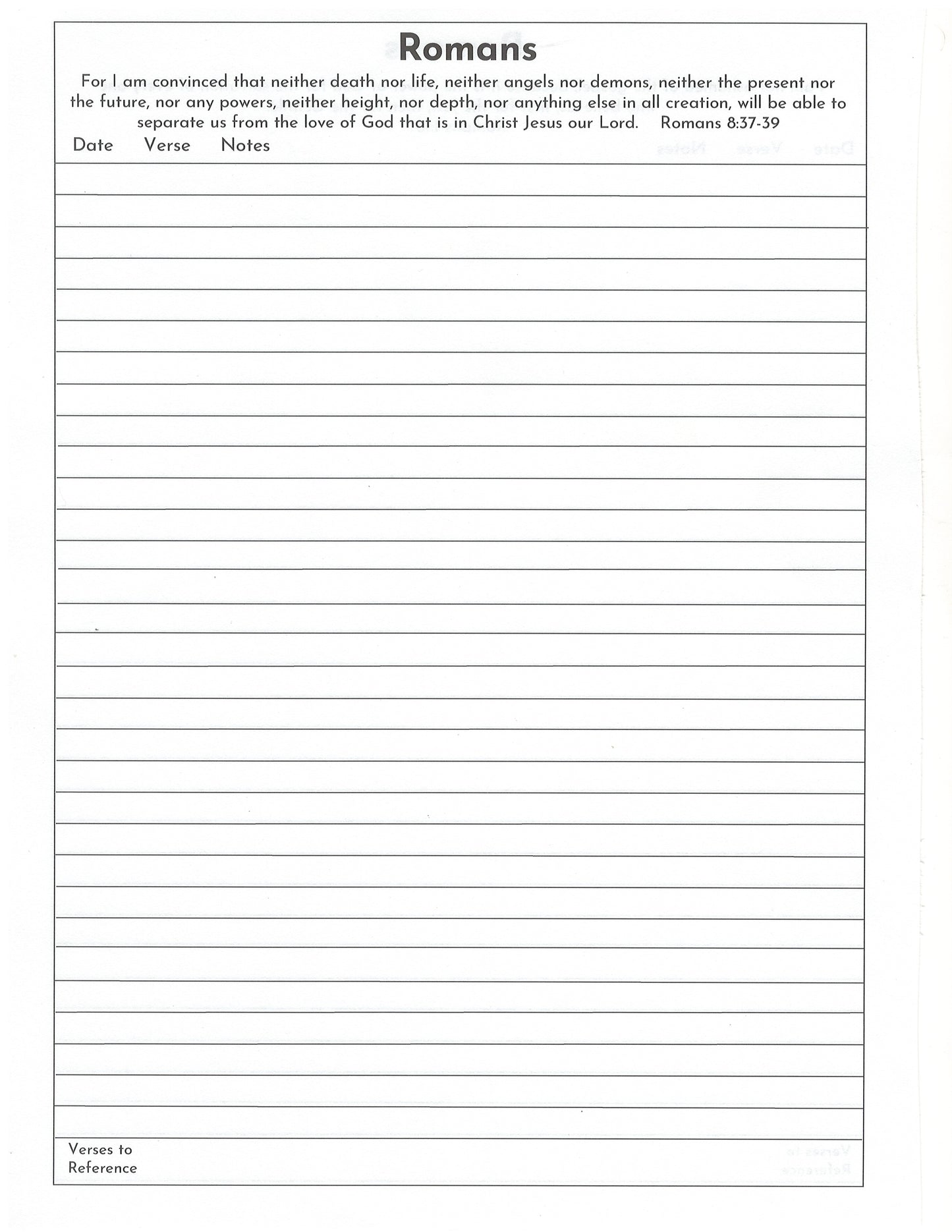 Bible Study Notebook - Organized by Book | Faith Journey Companion