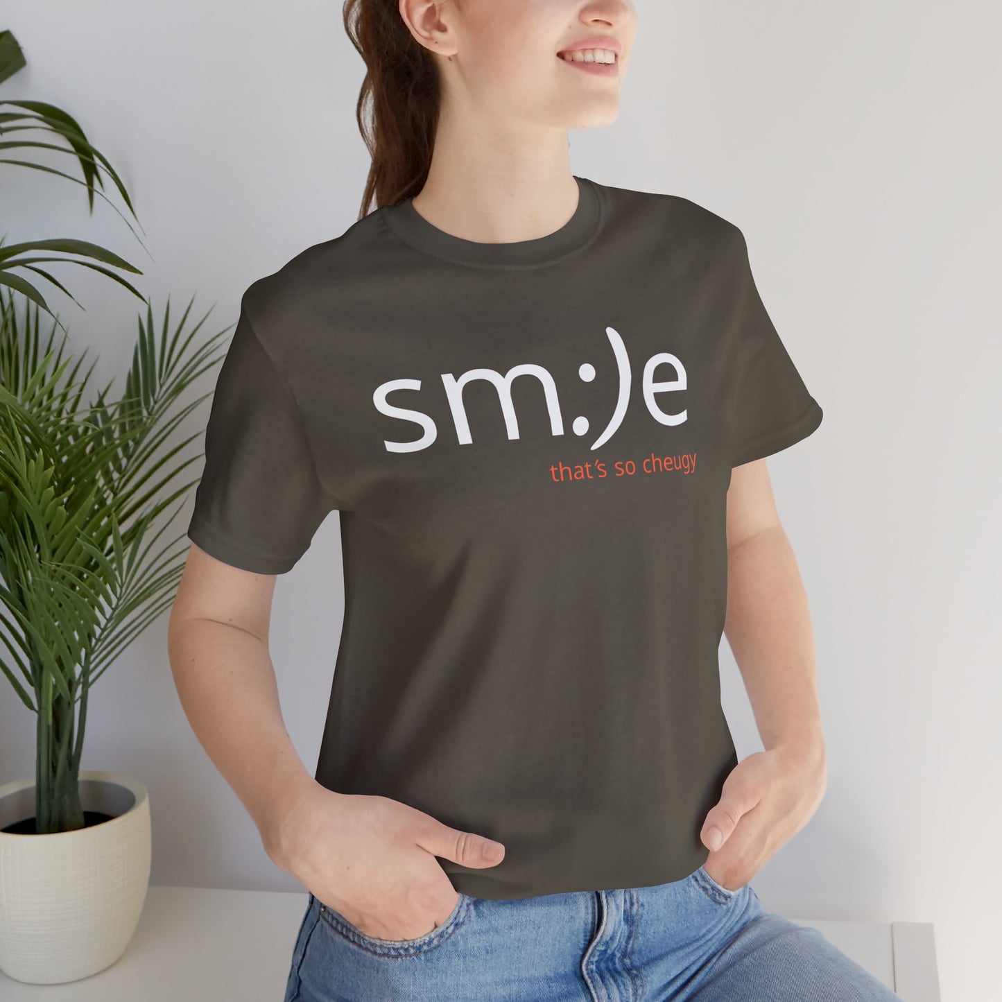 sm:)e That's So Cheugy Tee - Ironic Streetwear, Unisex Statement Shirt, Gen Z Humor, Confidence Booster