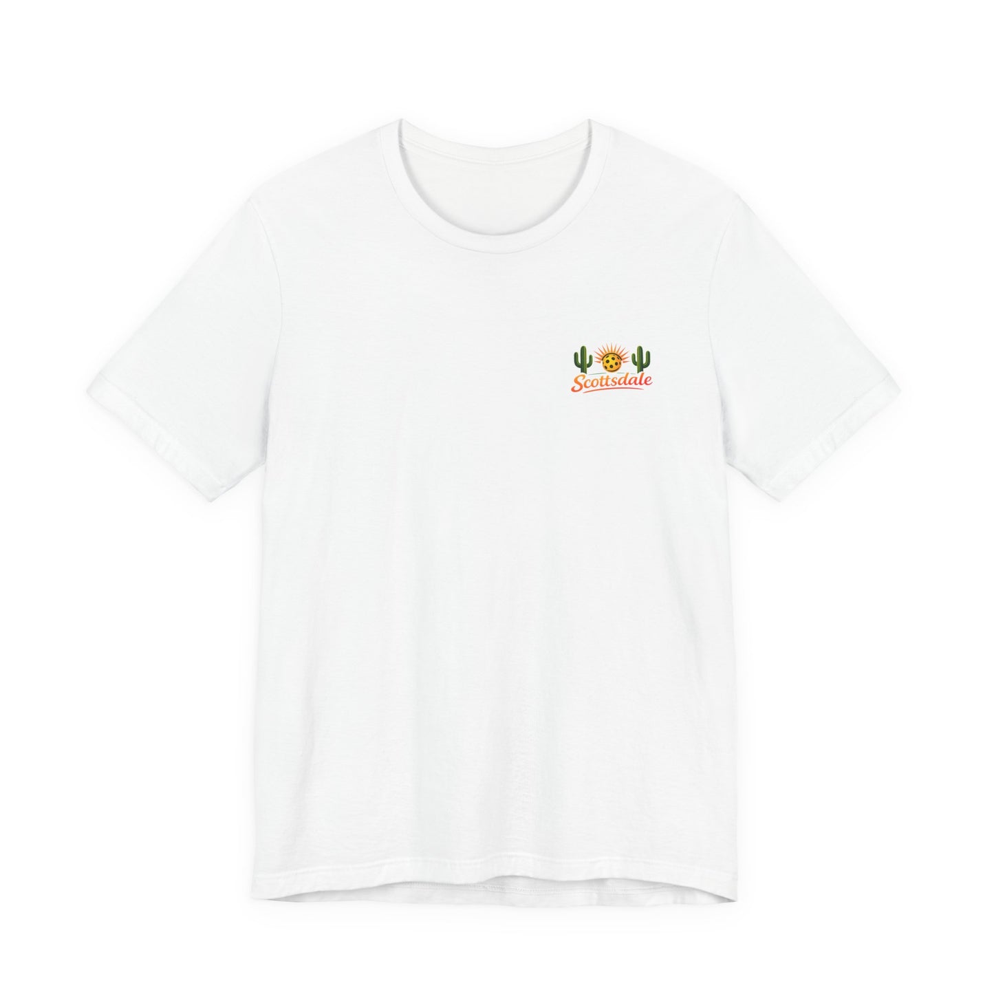 I Got Pickled in Scottsdale™ | Pickleball Souvenir T-Shirt | Desert Sunset Graphic Tee