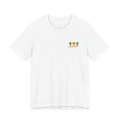 I Got Pickled in Scottsdale™ | Pickleball Souvenir T-Shirt | Desert Sunset Graphic Tee