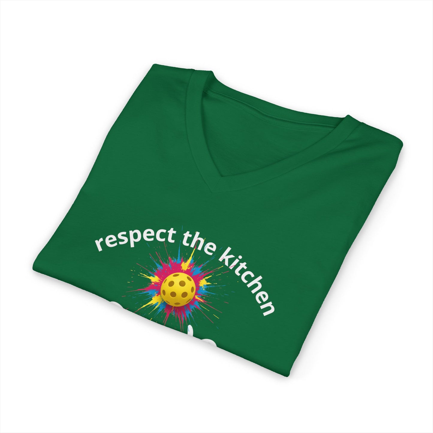 Respect the Kitchen - Pickleball Streetwear Tee | Funny Unisex Statement Shirt | sm:)e