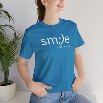 sm:)e Playful Unisex Tee | Smile That's So Cheugy | Graphic Streetwear