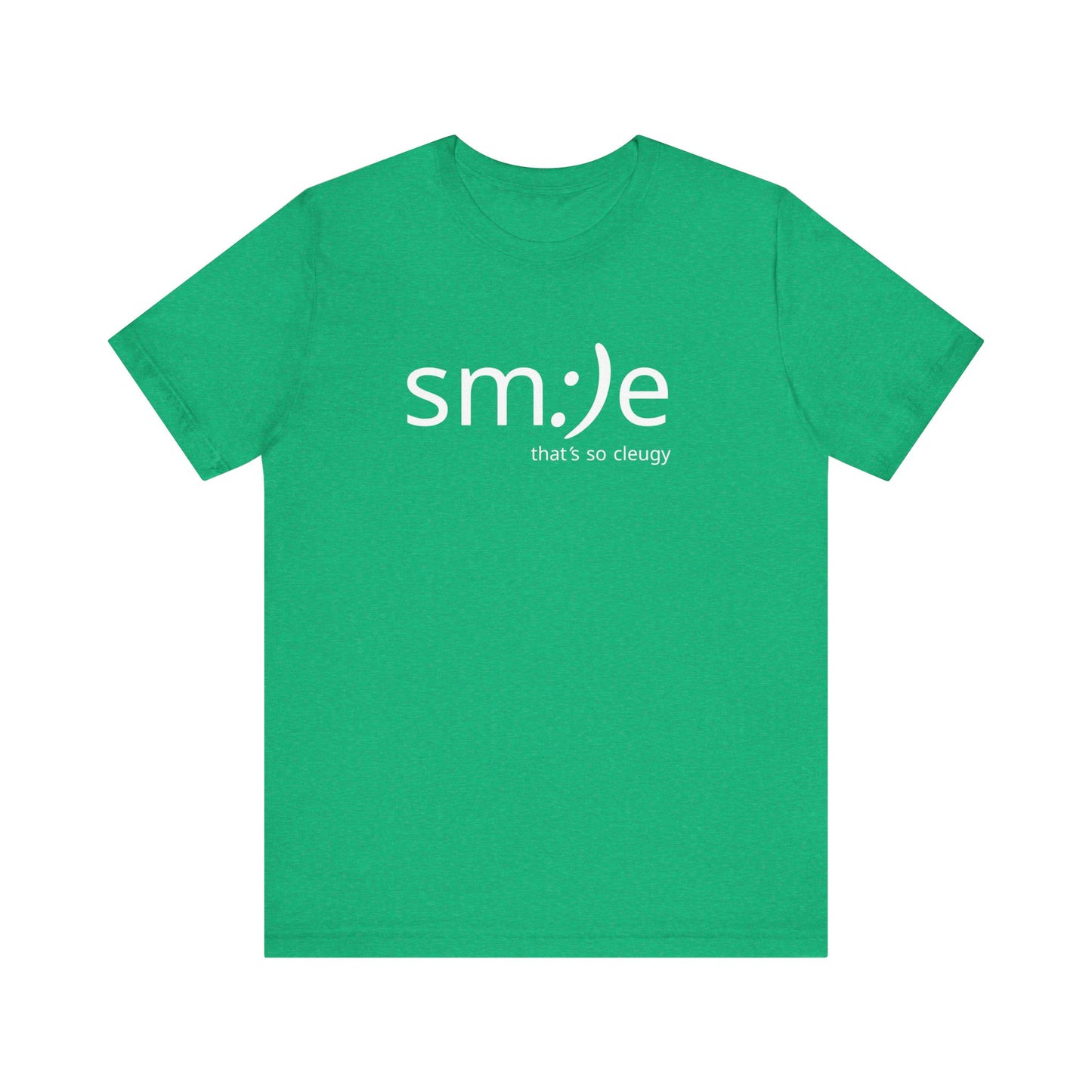 sm:)e That's So Cleugy Playful Tee - Orange Graphic Statement Shirt for Confident Vibes