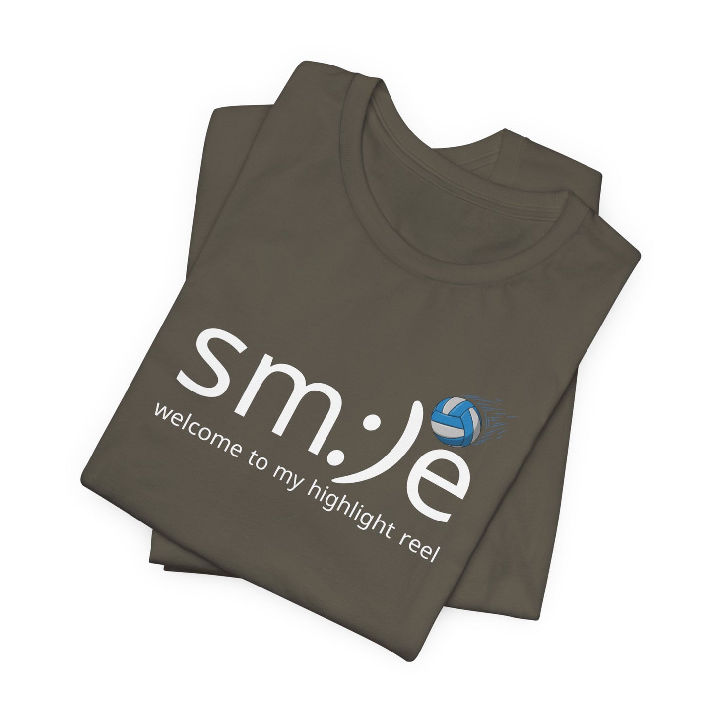 sm:)e Welcome to My Highlight Reel Volleyball Tee | Athletic Confidence Streetwear | Court Champion Jersey