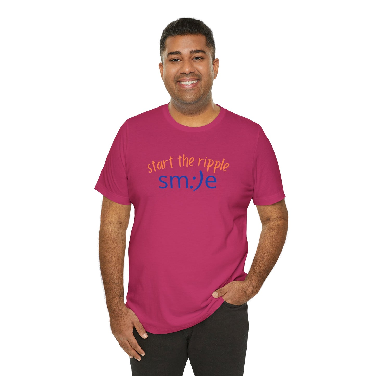 sm:)e Start the Ripple T-Shirt | Inspirational Statement Tee | Unisex Streetwear