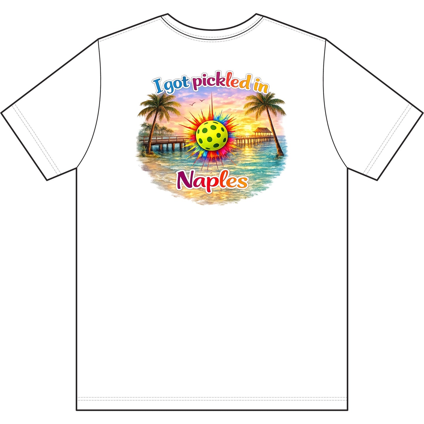 I Got Pickled in Naples™ — Men's Moisture-Wicking Pickleball Shirt | sm:)e