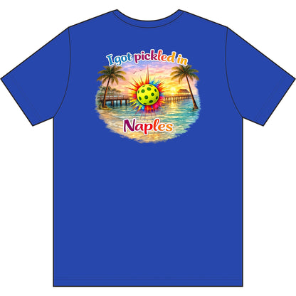 I Got Pickled in Naples™ — Men's Moisture-Wicking Pickleball Shirt | sm:)e