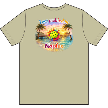 I Got Pickled in Naples™ — Men's Moisture-Wicking Pickleball Shirt | sm:)e