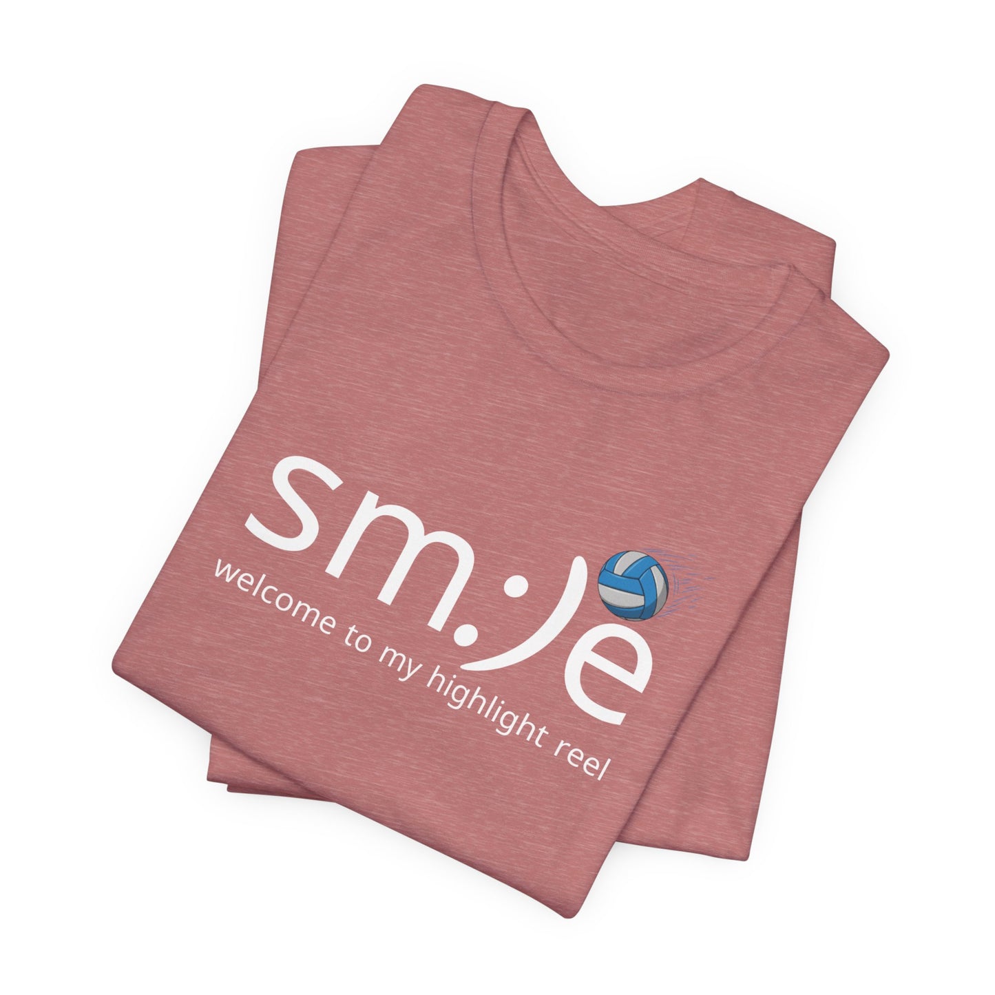 sm:)e Welcome to My Highlight Reel Volleyball Tee | Athletic Confidence Streetwear | Court Champion Jersey