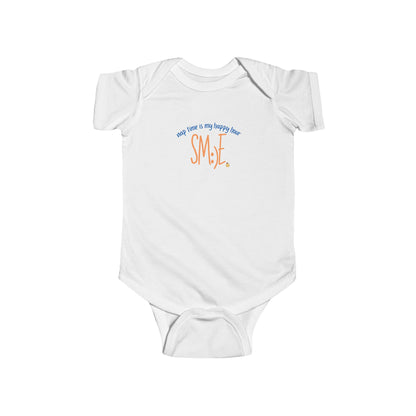 Nap Time Is My Happy Hour sm:)e Infant Bodysuit - Cute Baby Gift, Funny Newborn Outfit, Trendy Toddler Clothing
