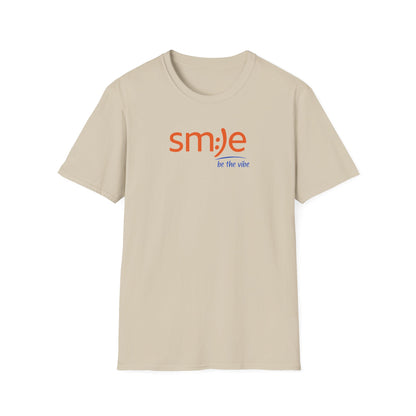 sm:)le Be the Vibe Softstyle Tee - Positive Energy Streetwear, Confidence Booster, Unisex Graphic Shirt