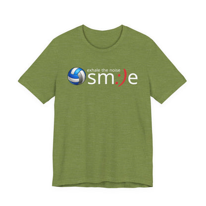 Exhale the Noise sm:)e Volleyball Shirt - Minimalist Tee