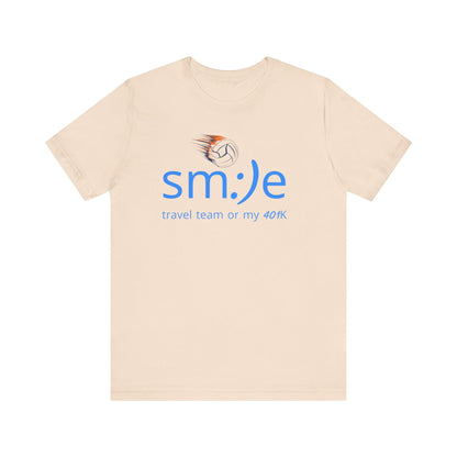 Smile Travel Team - My 401k is Volleyball | Parent Life Streetwear | Volleyball Mom Dad Tee
