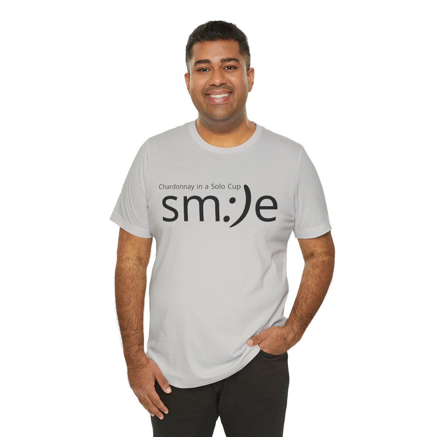 sm:)e Chardonnay in a Solo Cup T-Shirt | Funny Wine Statement Tee | Unisex Streetwear