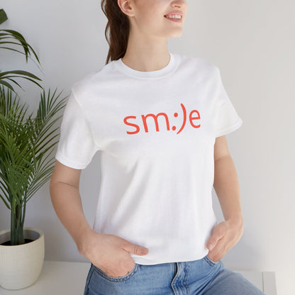 sm:)e Smile T-Shirt | Positive Vibes Streetwear | Unisex Summer Statement Gift