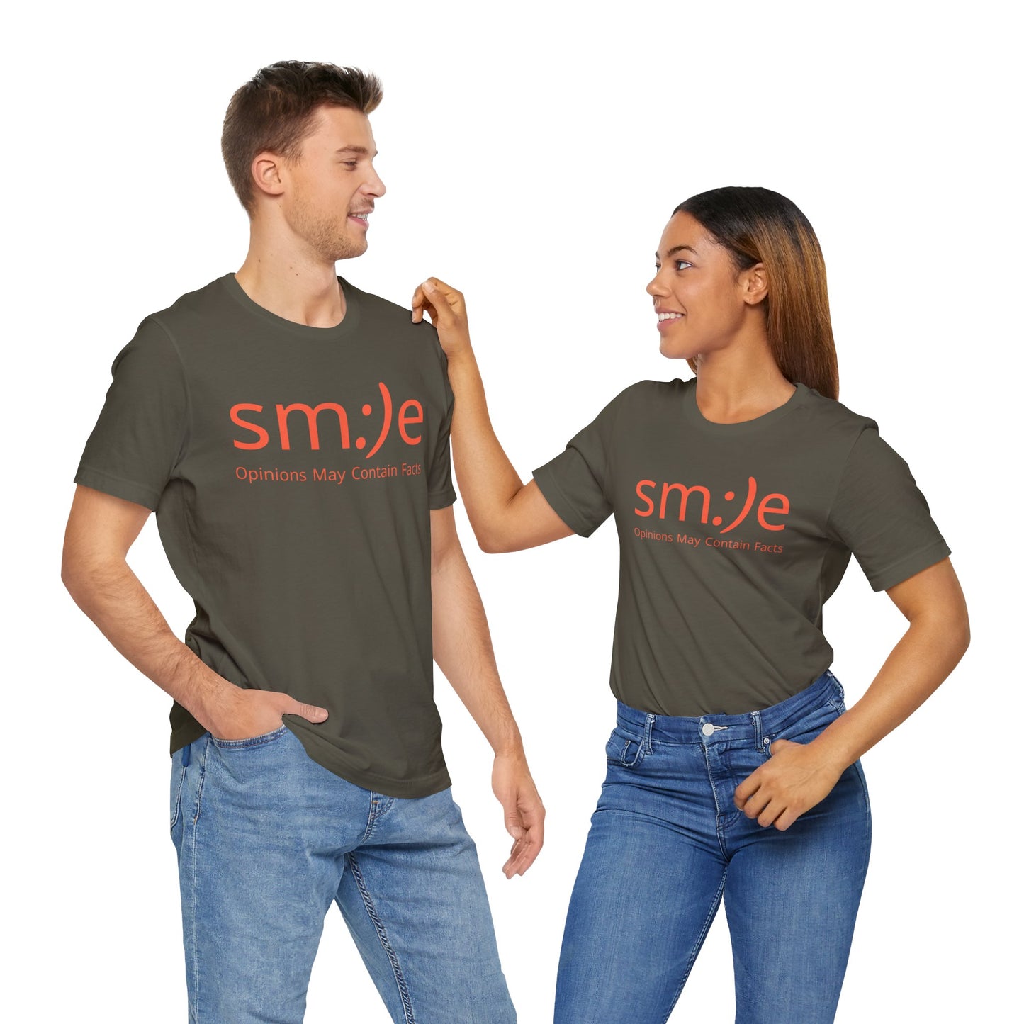 sm:)e Opinions May Contain Facts T-Shirt | Intellectual Sass | Trendy Graphic Tee