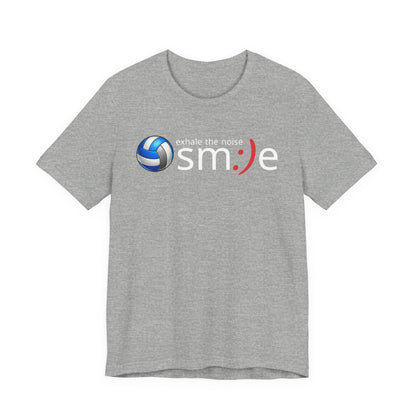 Exhale the Noise sm:)e Volleyball Shirt - Minimalist Tee