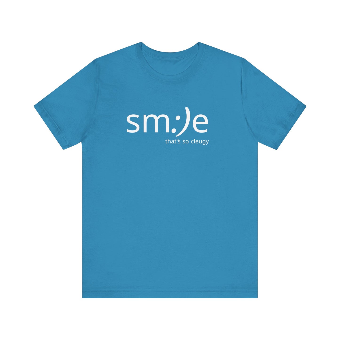 sm:)e That's So Cleugy Playful Tee - Orange Graphic Statement Shirt for Confident Vibes