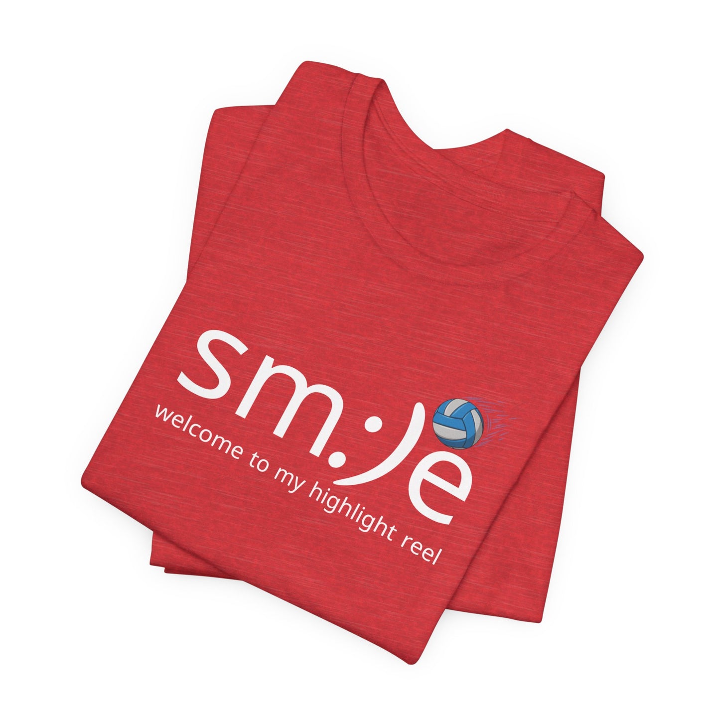sm:)e Welcome to My Highlight Reel Volleyball Tee | Athletic Confidence Streetwear | Court Champion Jersey