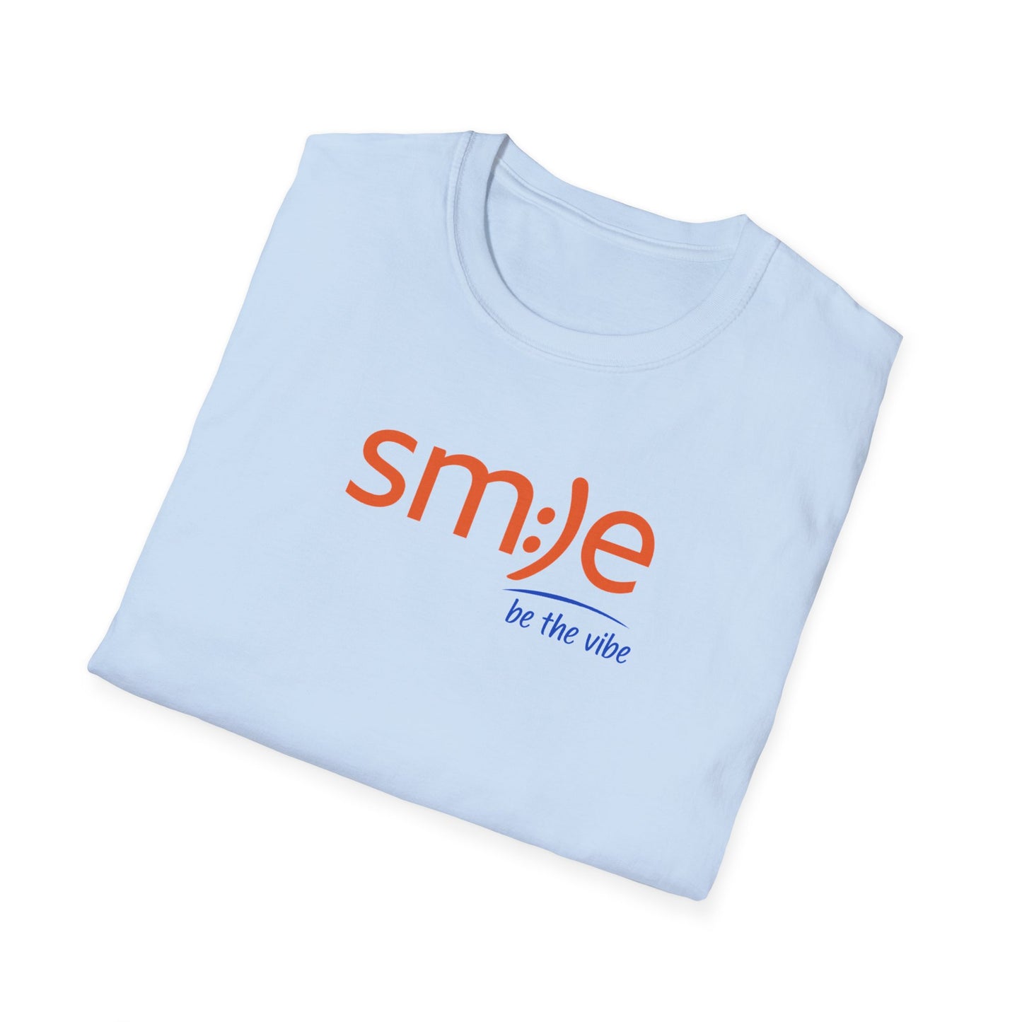 sm:)le Be the Vibe Softstyle Tee - Positive Energy Streetwear, Confidence Booster, Unisex Graphic Shirt