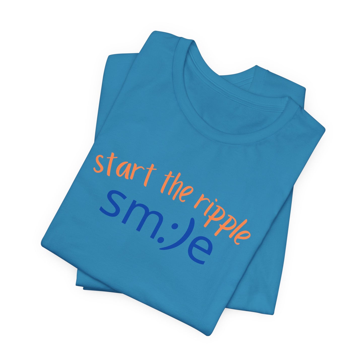 sm:)e Start the Ripple T-Shirt | Inspirational Statement Tee | Unisex Streetwear