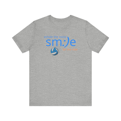 Exhale the Noise sm:)e Be the Vibe Volleyball Tee