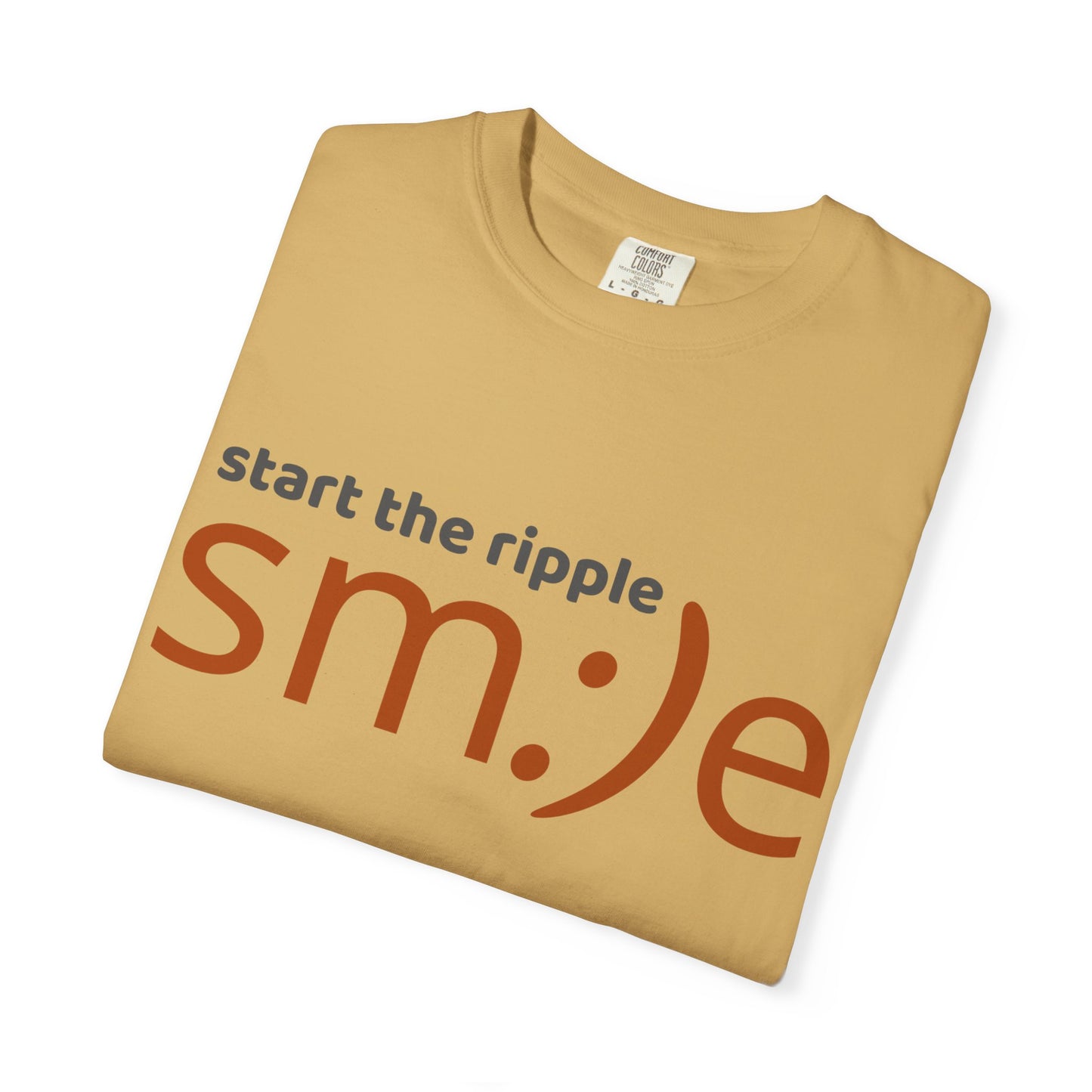 sm:)e Start the Ripple Garment-Dyed Tee | Premium Change-Maker Streetwear | Unisex Statement Shirt
