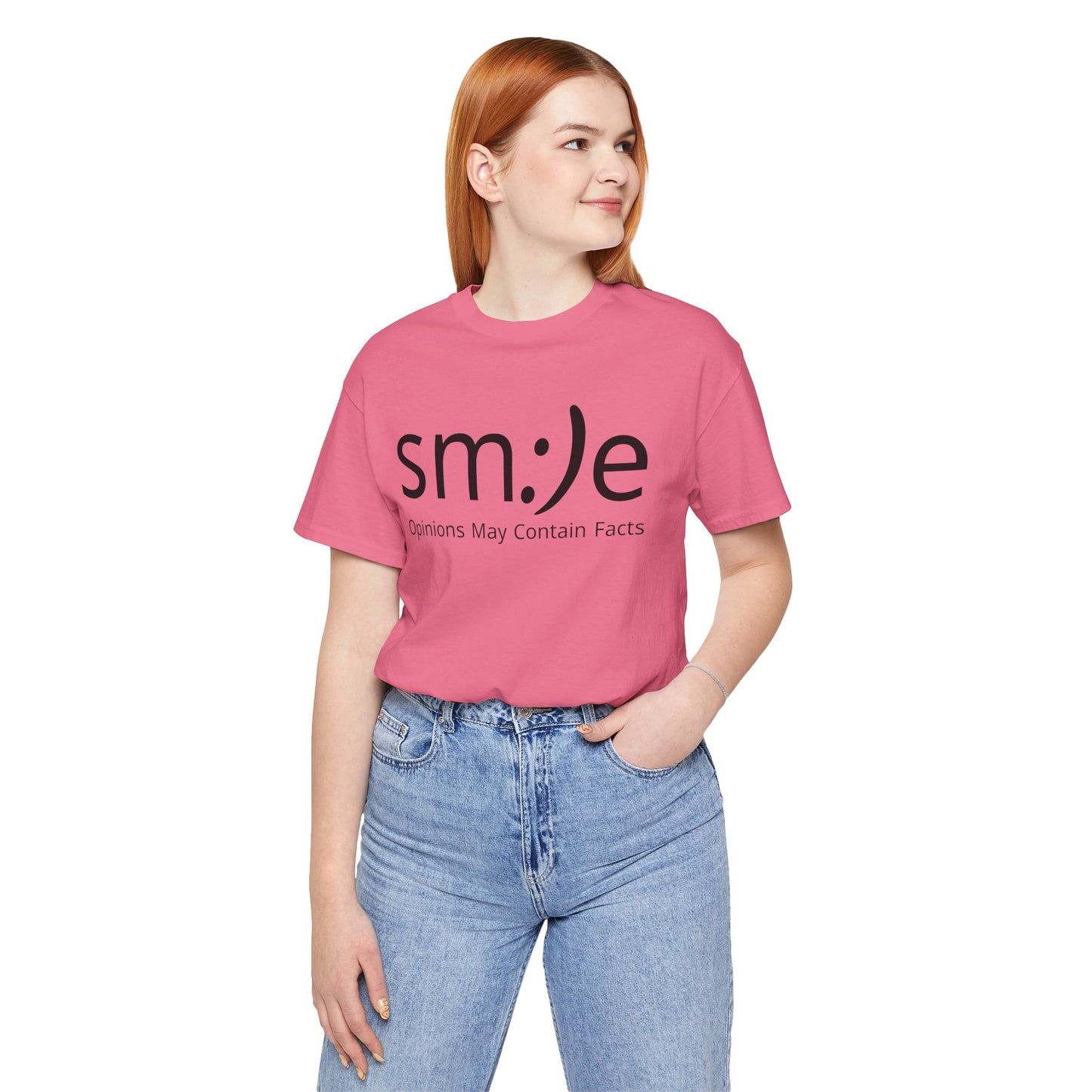 sm:)e Opinions May Contain Facts T-Shirt | Funny Streetwear Graphic Tee