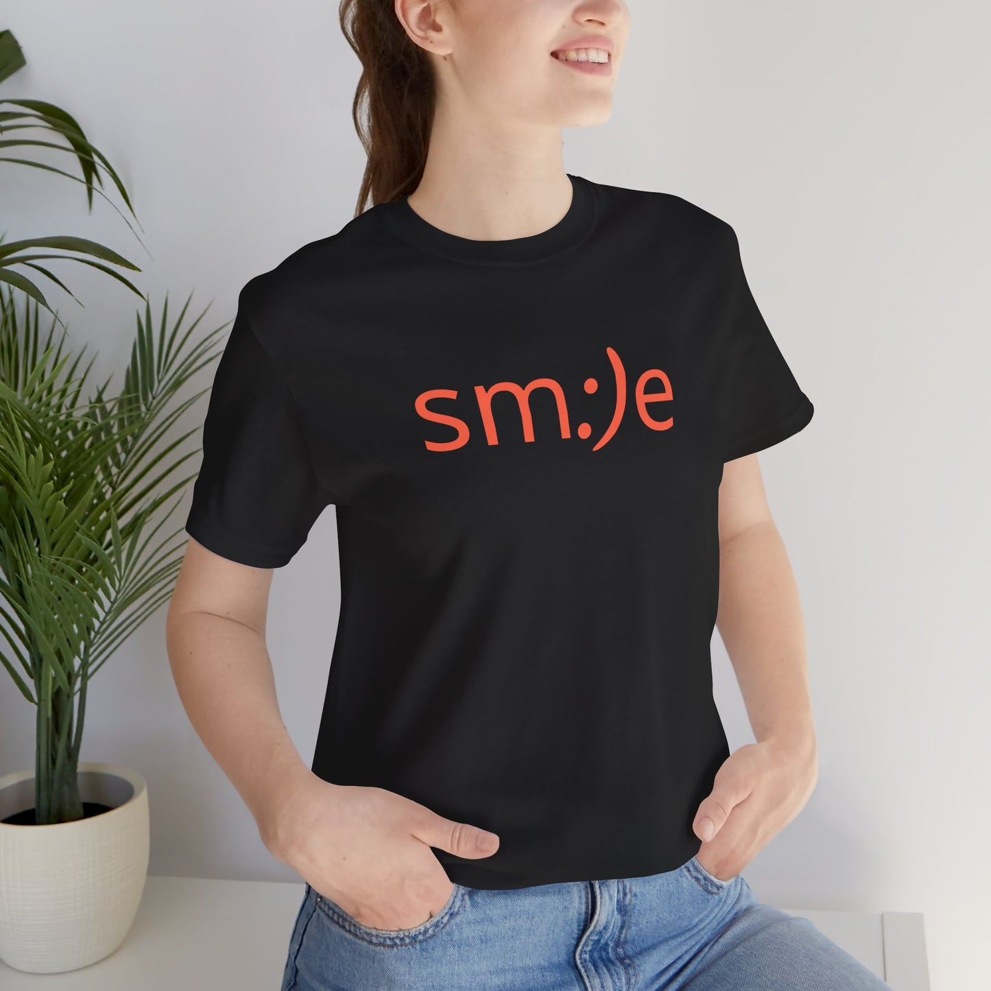 sm:)e Smile T-Shirt | Positive Vibes Streetwear | Unisex Summer Statement Gift