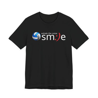 Exhale the Noise sm:)e Volleyball Shirt - Minimalist Tee