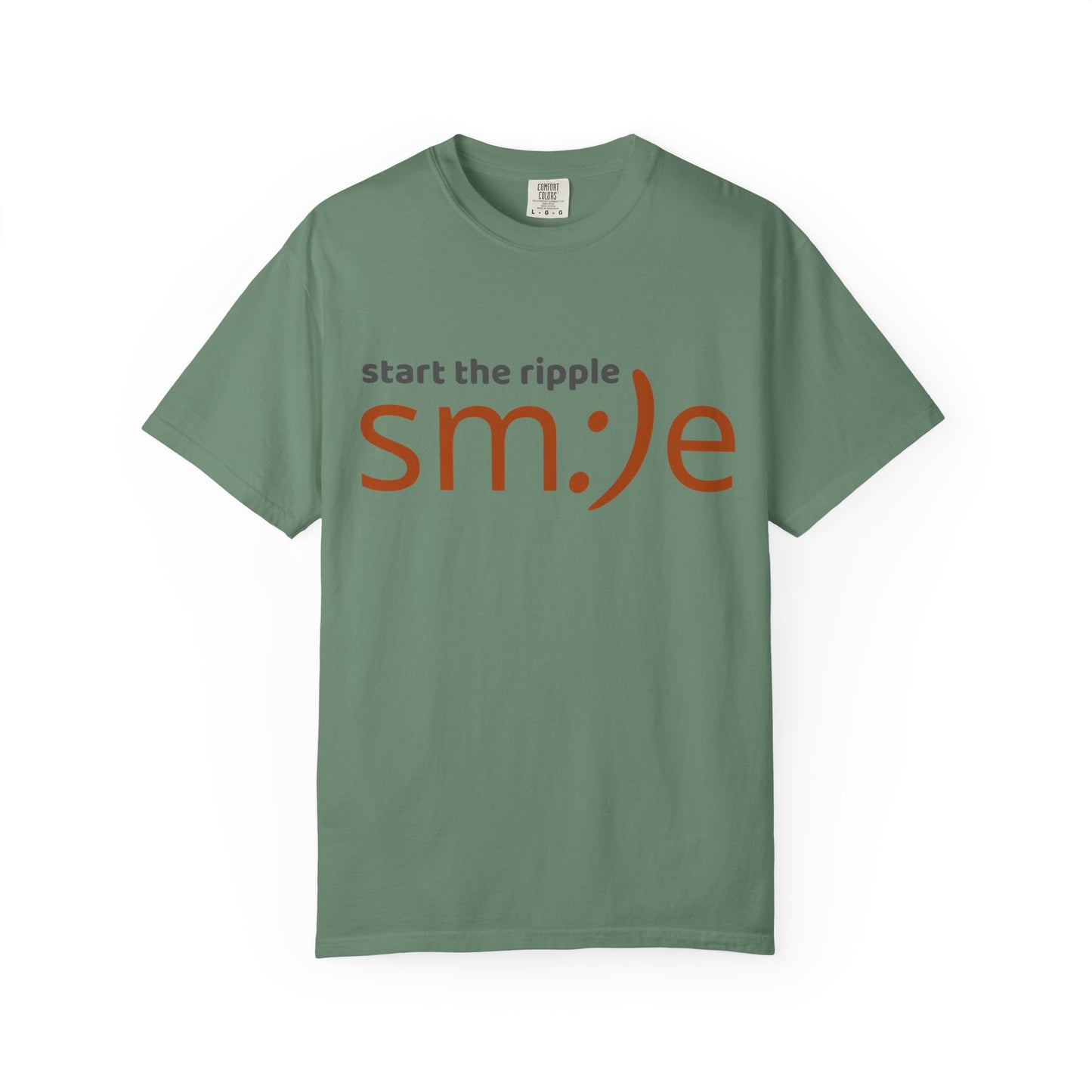 sm:)e Start the Ripple Garment-Dyed Tee | Premium Change-Maker Streetwear | Unisex Statement Shirt