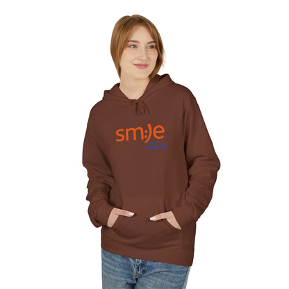 sm:)e Be Vibe Hoodie - Motivational Streetwear, Cozy Confidence Booster, Unisex Fleece Sweatshirt