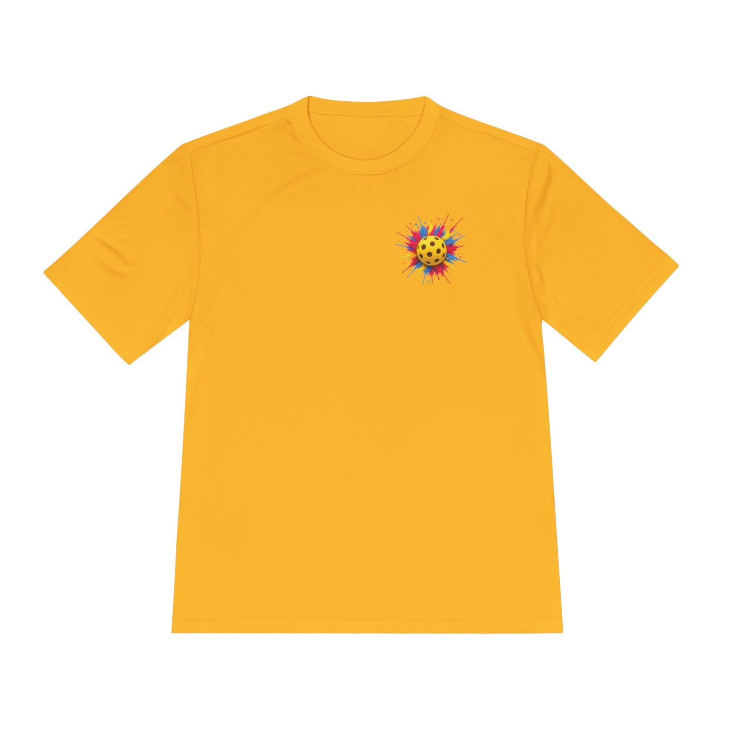 Pickleball Tee — “No 'Sorry's' in Pickleball” Moisture-Wicking Athletic Shirt
