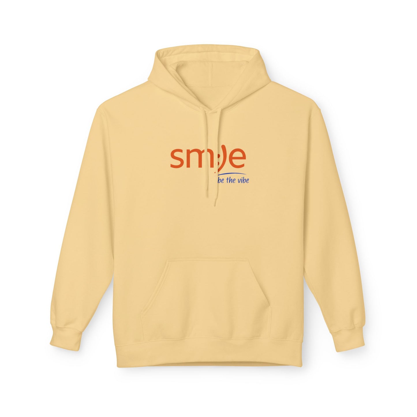 sm:)e Be Vibe Hoodie - Motivational Streetwear, Cozy Confidence Booster, Unisex Fleece Sweatshirt