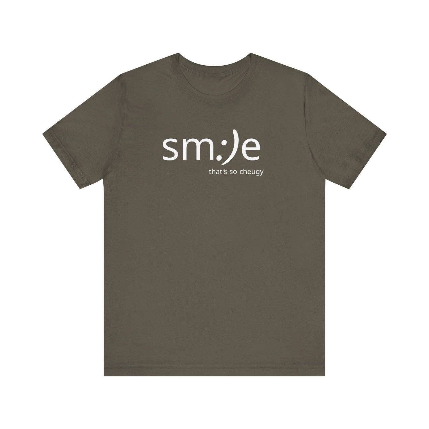 sm:)e Playful Unisex Tee | Smile That's So Cheugy | Graphic Streetwear