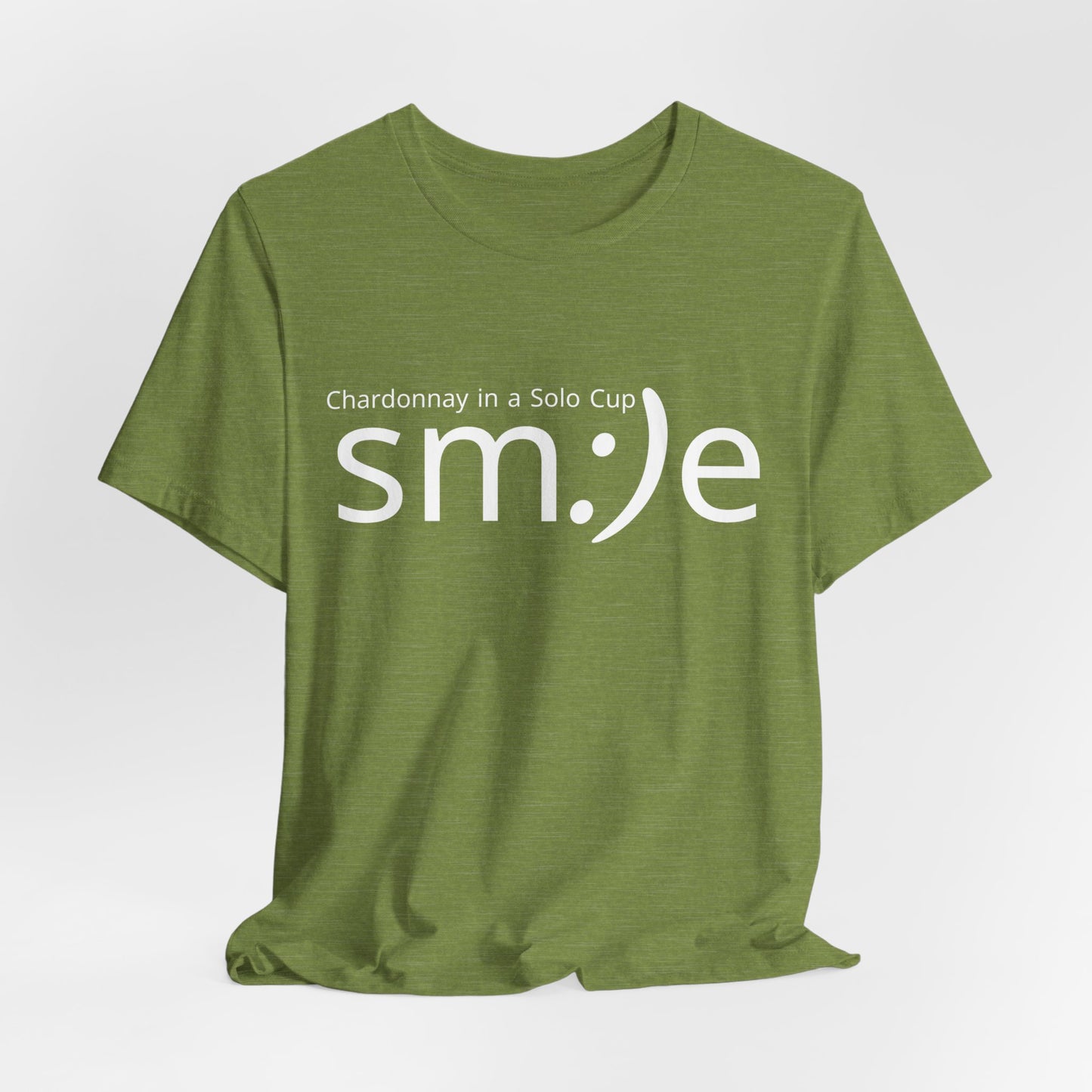 Chardonnay in a Solo Cup T-Shirt | Trendy Statement Tee | sm:)e Confidence Wear