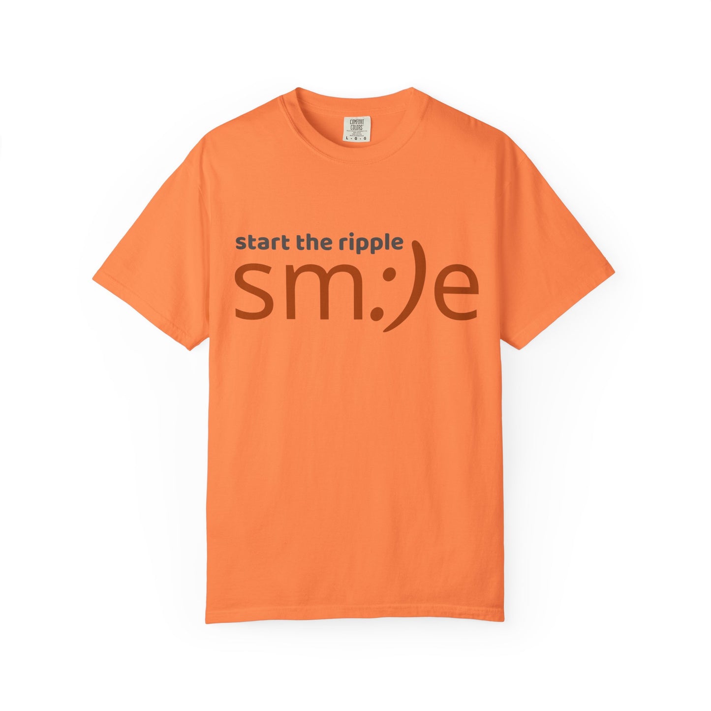 sm:)e Start the Ripple Garment-Dyed Tee | Premium Change-Maker Streetwear | Unisex Statement Shirt