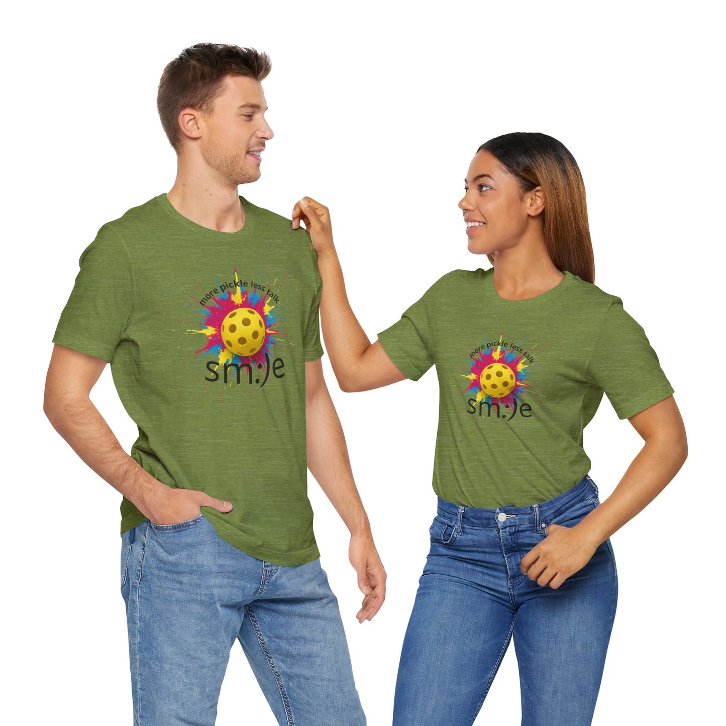 More Pickle Less Talk - Pickleball Streetwear Tee | Unisex Statement Shirt | sm:)e