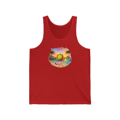 Naples Pickleball Sunset Tank — "I got pickled in Naples"