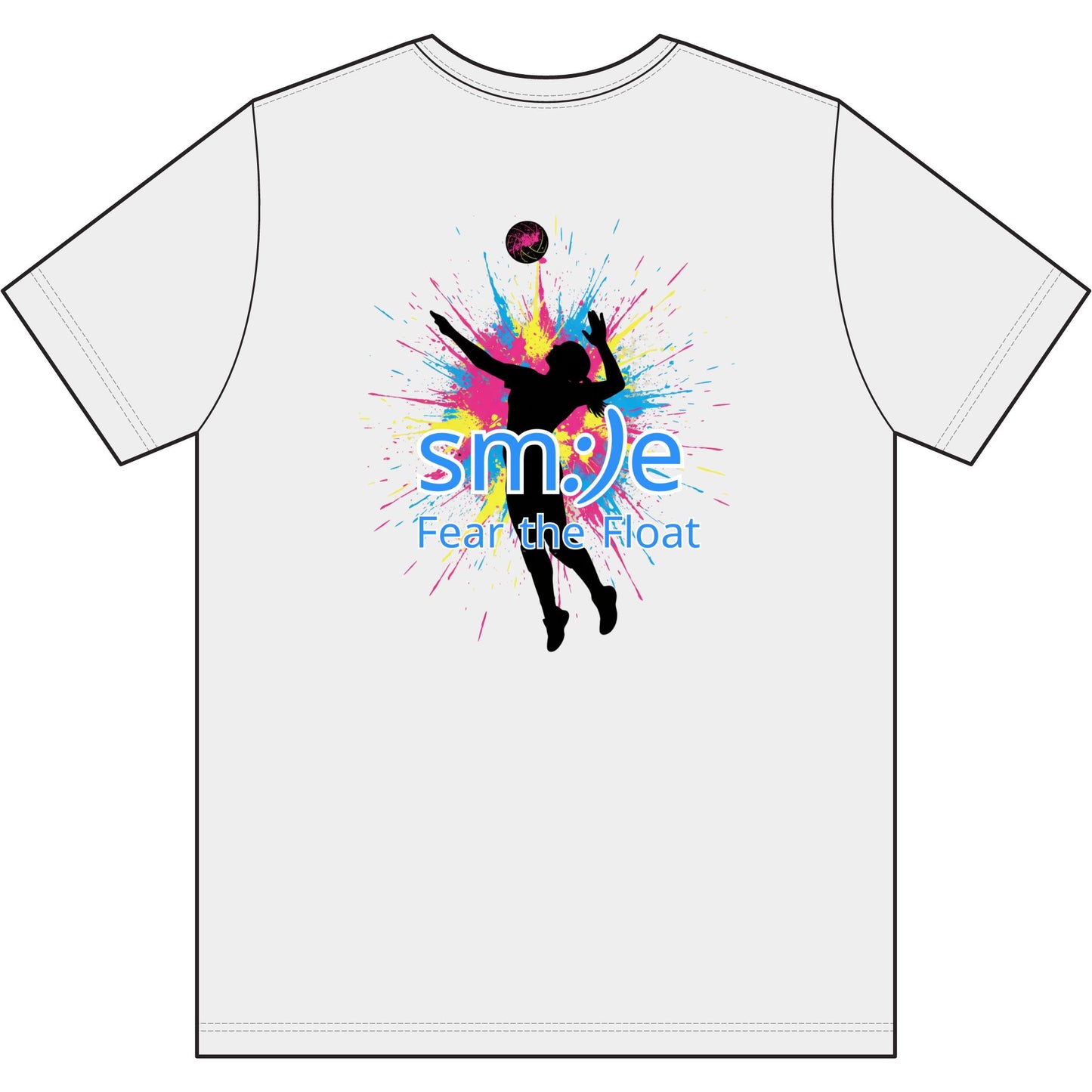 Fear the Float — Volleyball Statement T-Shirt- breathable, sun protection
