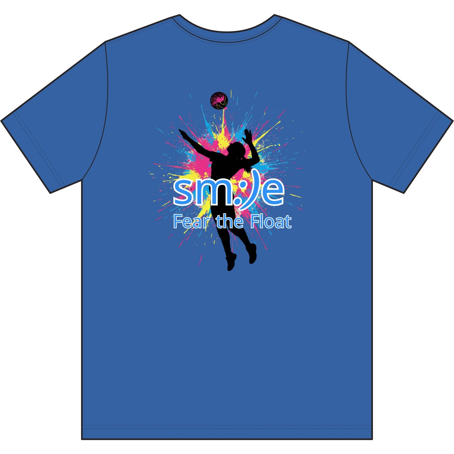Fear the Float — Volleyball Statement T-Shirt- breathable, sun protection