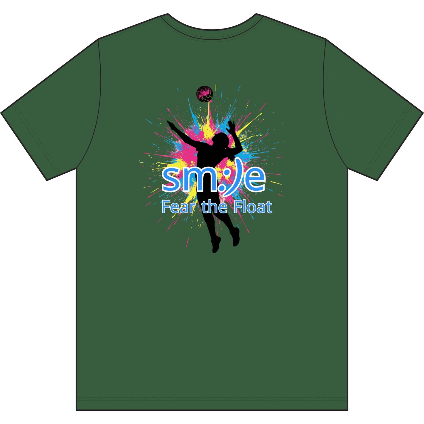 Fear the Float — Volleyball Statement T-Shirt- breathable, sun protection