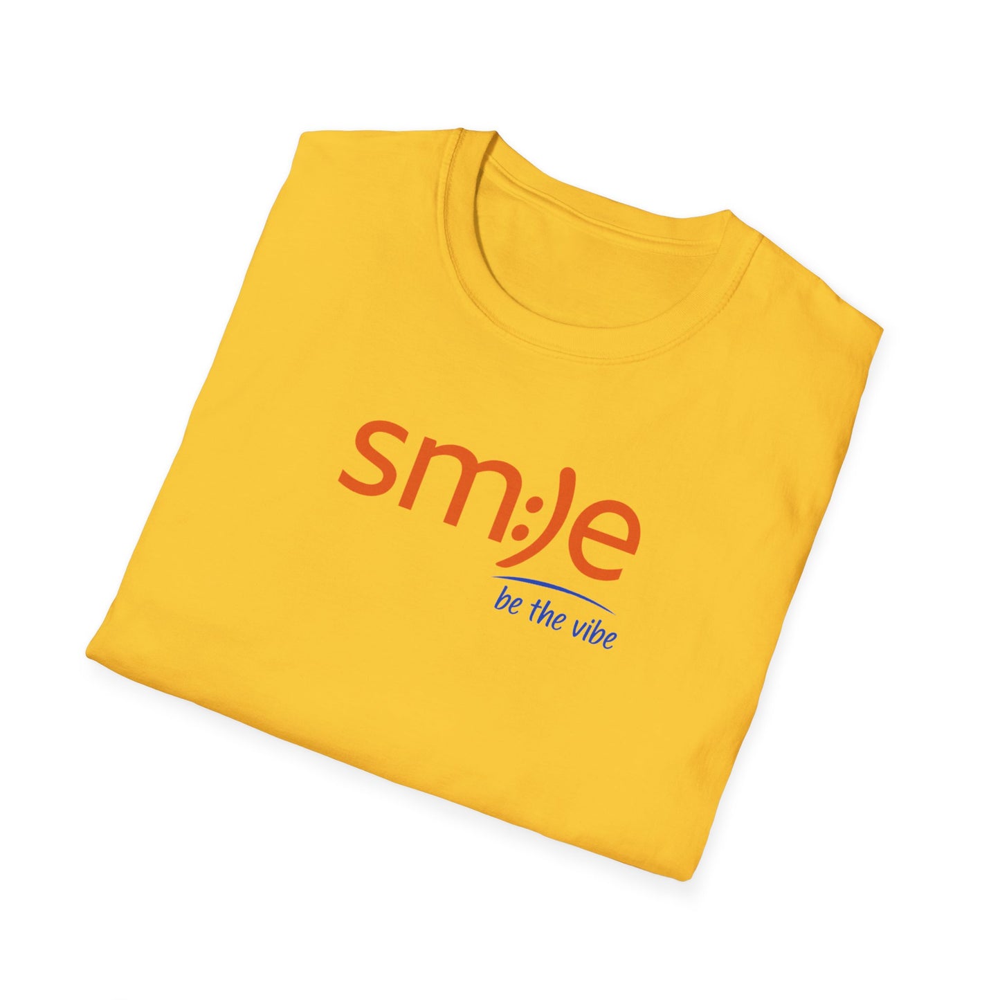 sm:)le Be the Vibe Softstyle Tee - Positive Energy Streetwear, Confidence Booster, Unisex Graphic Shirt