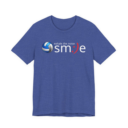Exhale the Noise sm:)e Volleyball Shirt - Minimalist Tee