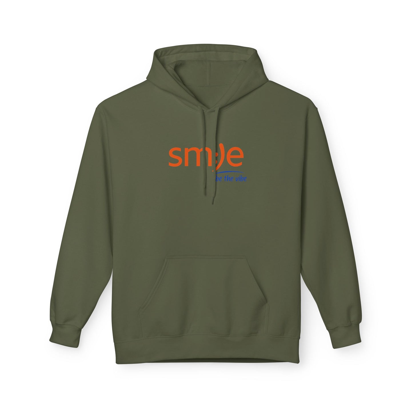 sm:)e Be Vibe Hoodie - Motivational Streetwear, Cozy Confidence Booster, Unisex Fleece Sweatshirt