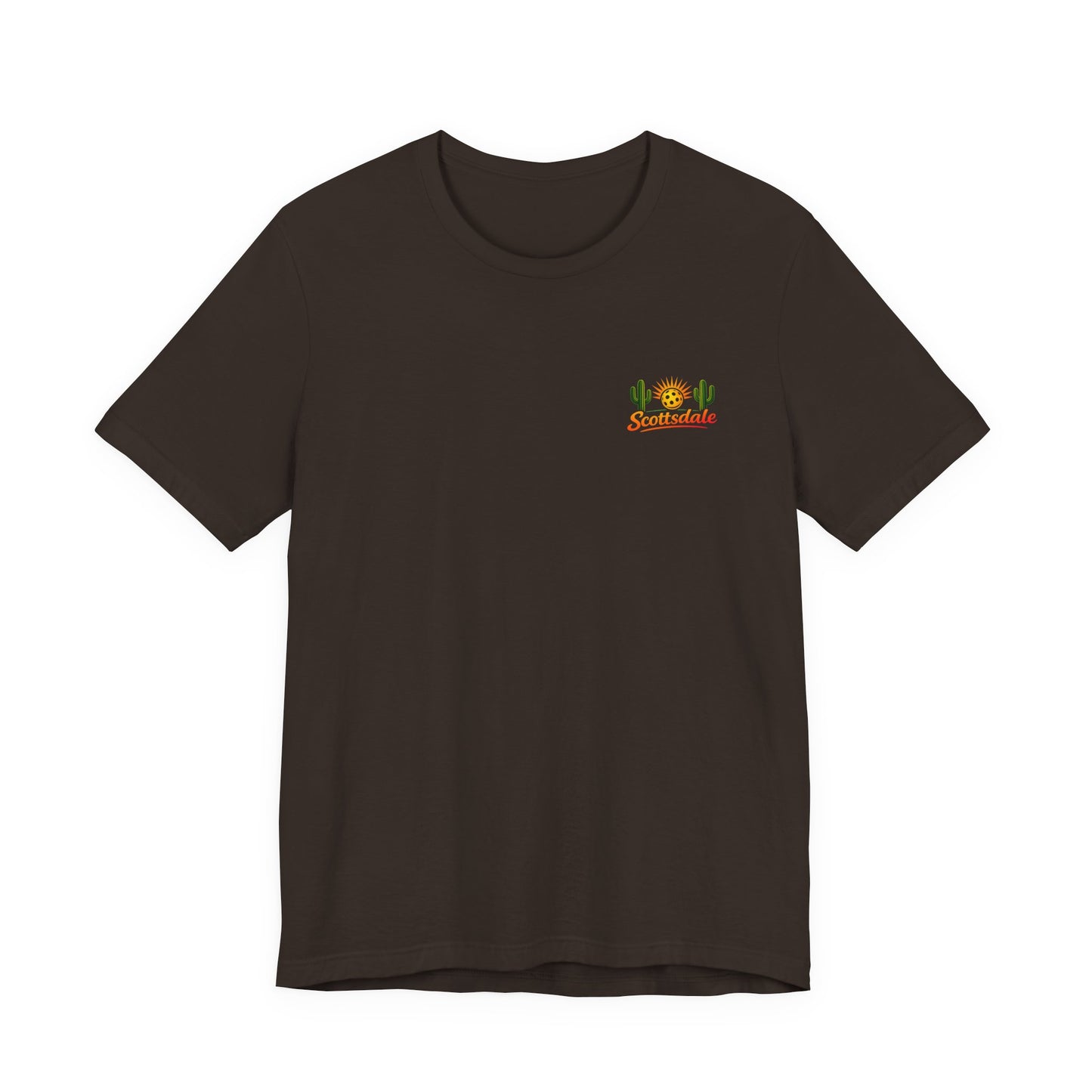 I Got Pickled in Scottsdale™ | Pickleball Souvenir T-Shirt | Desert Sunset Graphic Tee